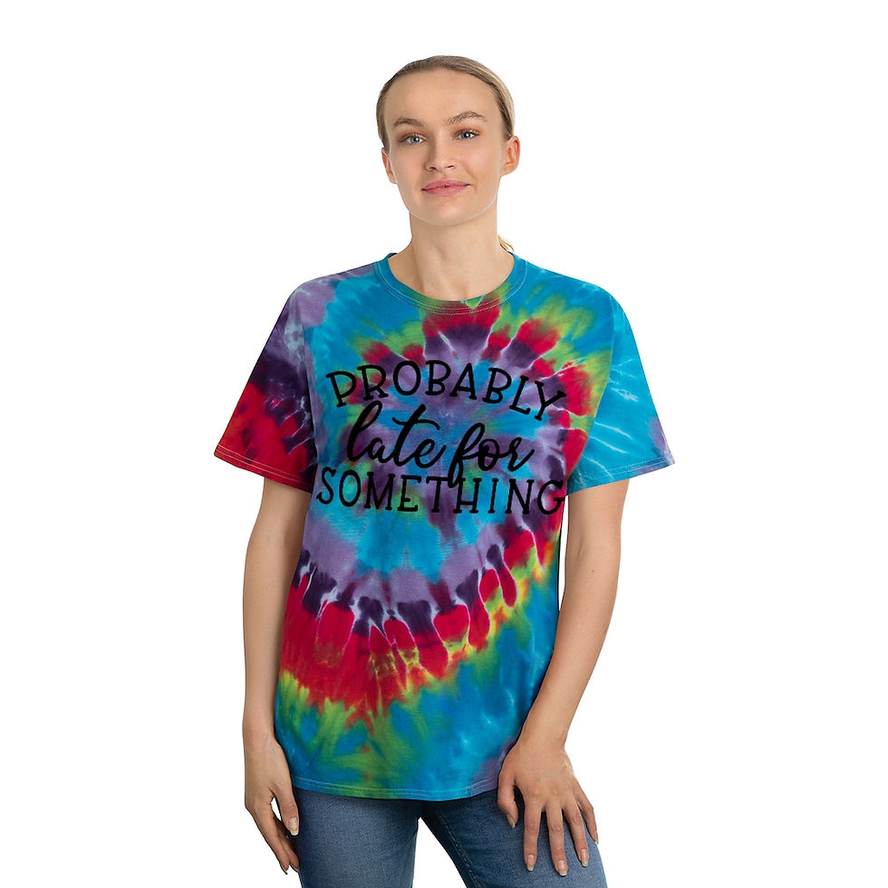 Thumbnail: Probably Late For SomethingTie-Dye Tee, Spiral