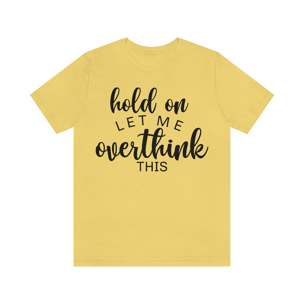Thumbnail: Bella Canvas Overthink This Tee