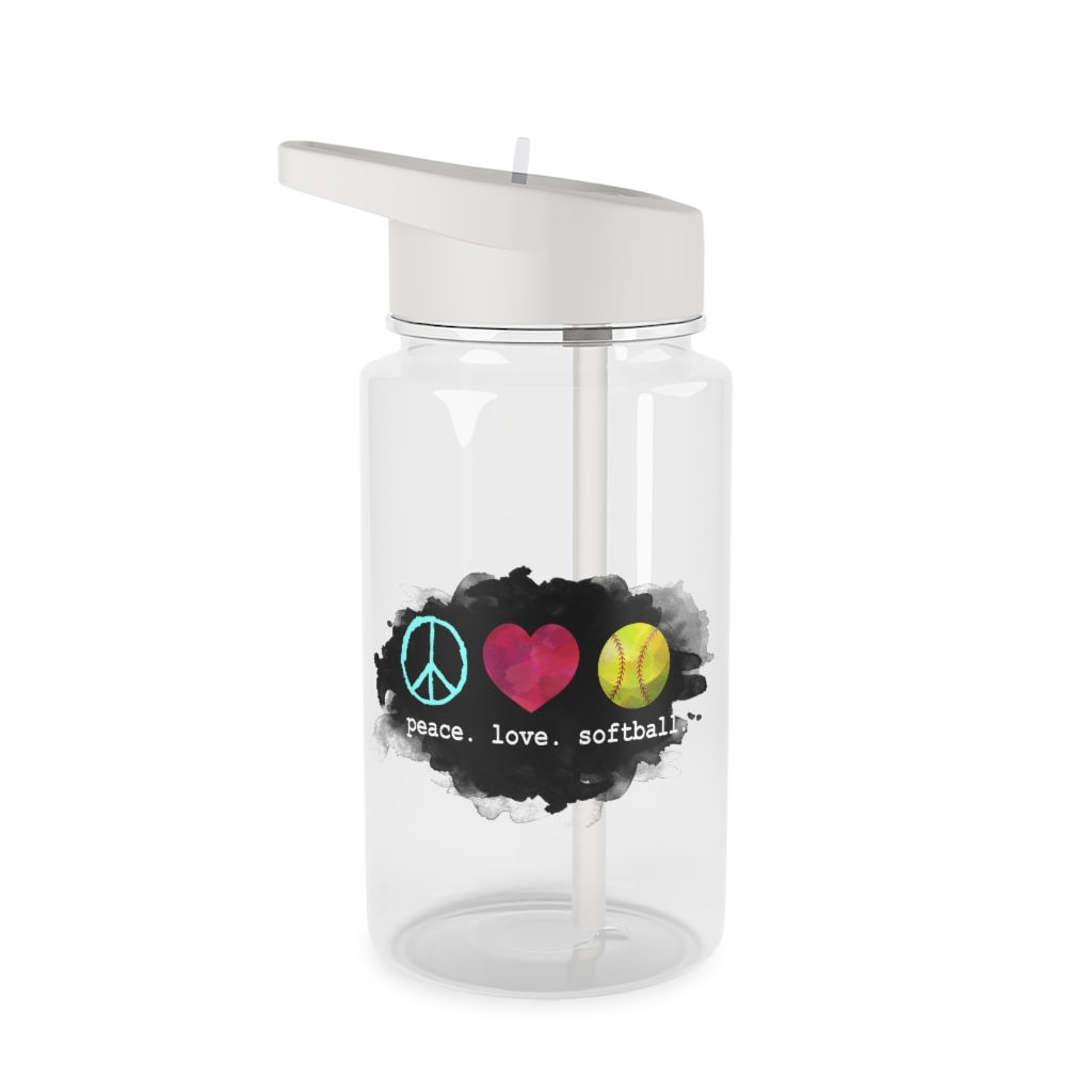 Softball Tritan Water Bottle
