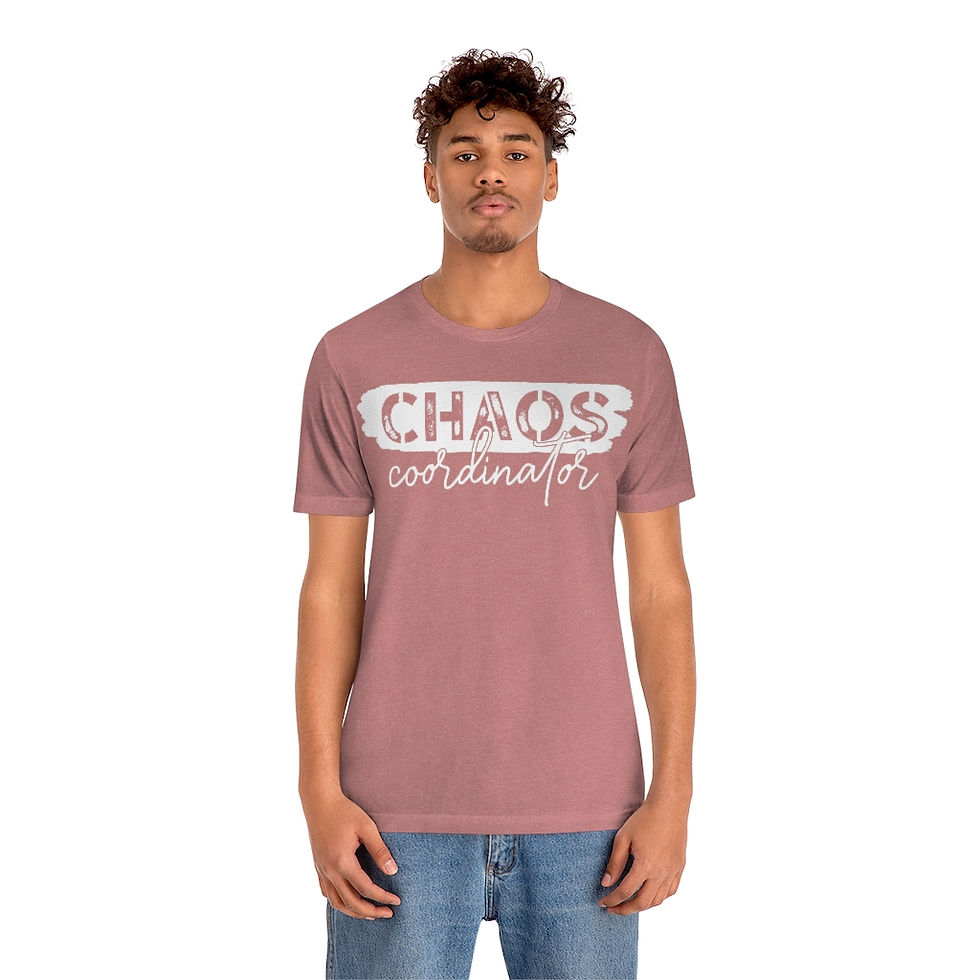 Thumbnail: Bella Canvas Jersey Short Sleeve Tee Chaos Coordinator