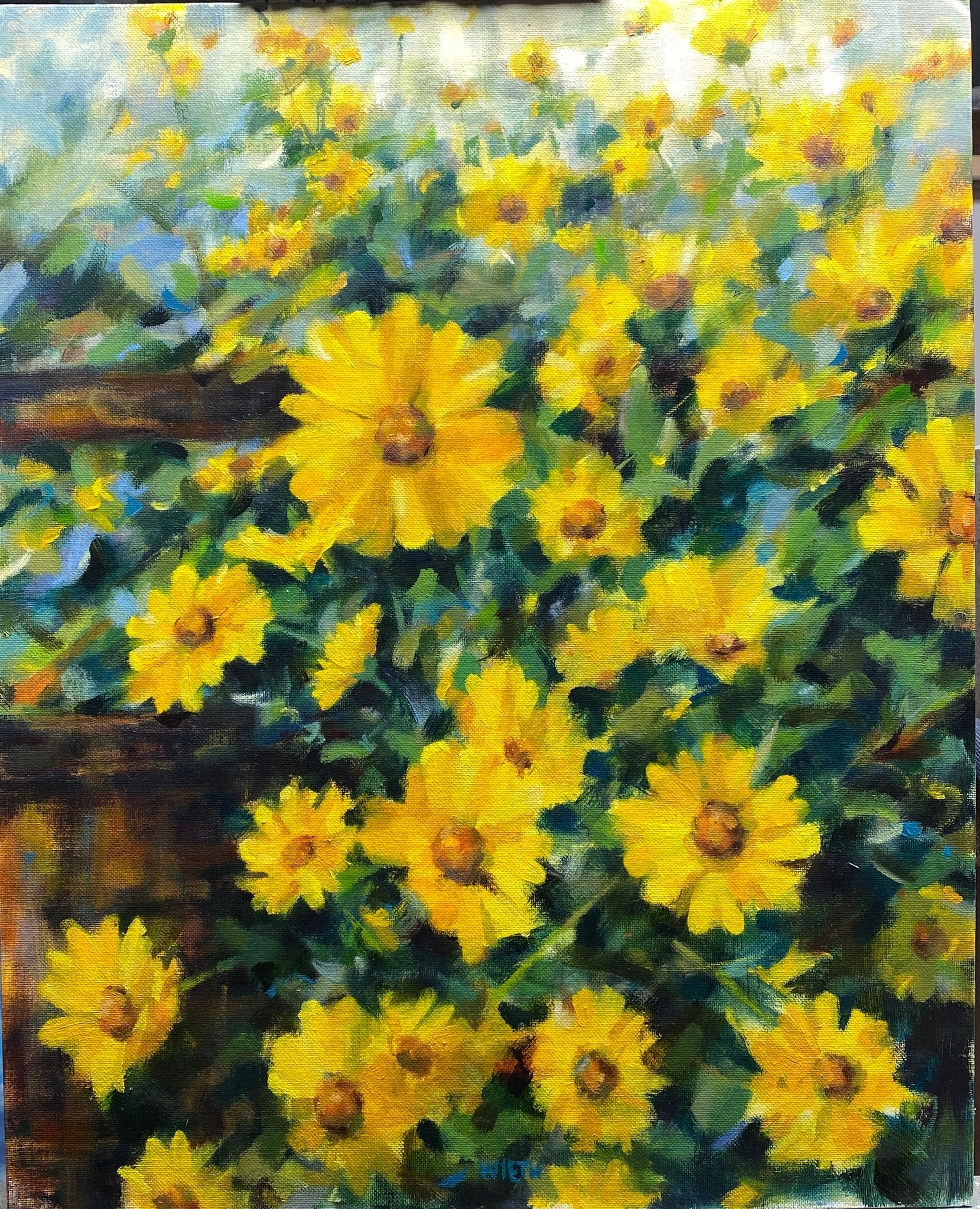 Summer Flowers 20x16 oil 