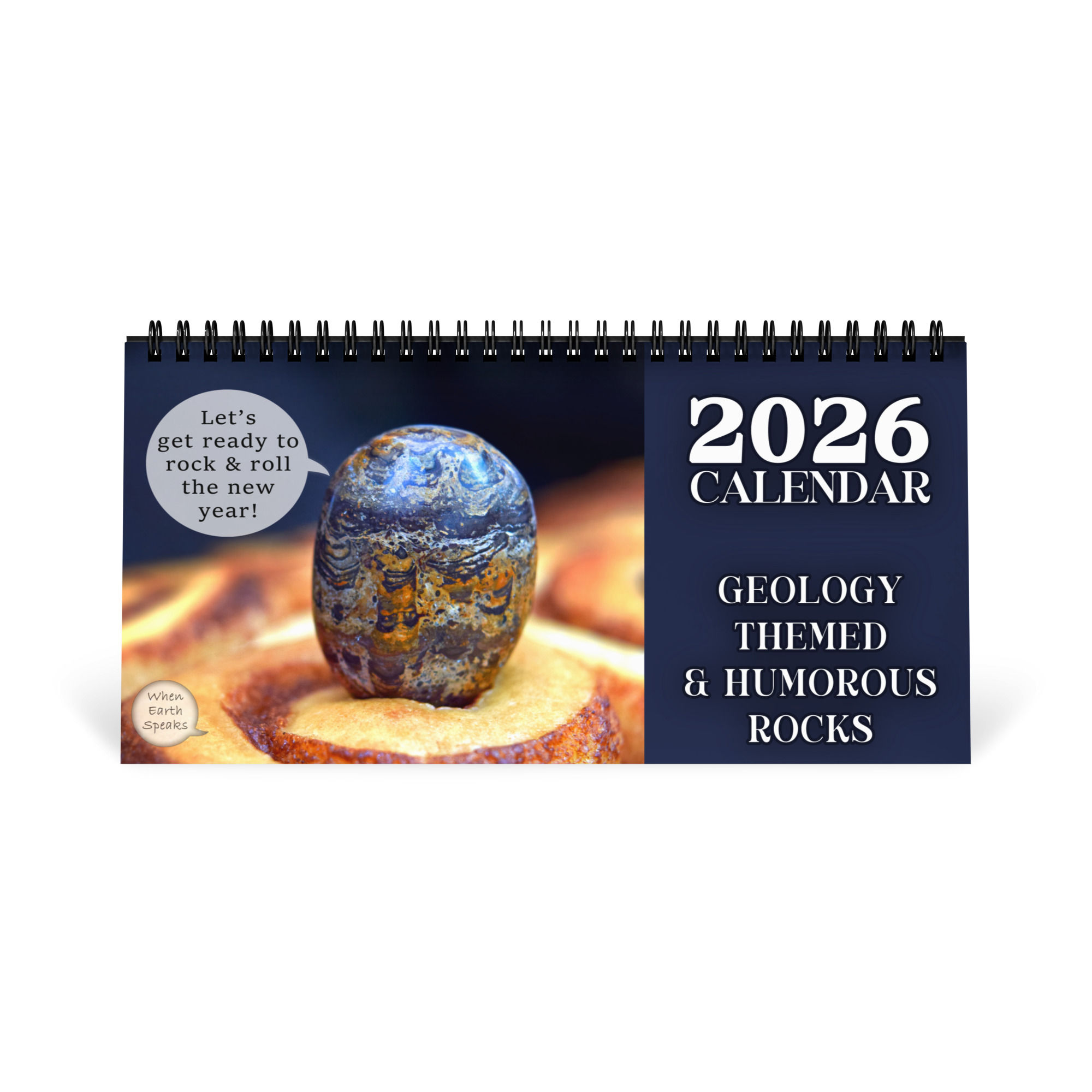2026 Desktop Calendar - Geology Humor