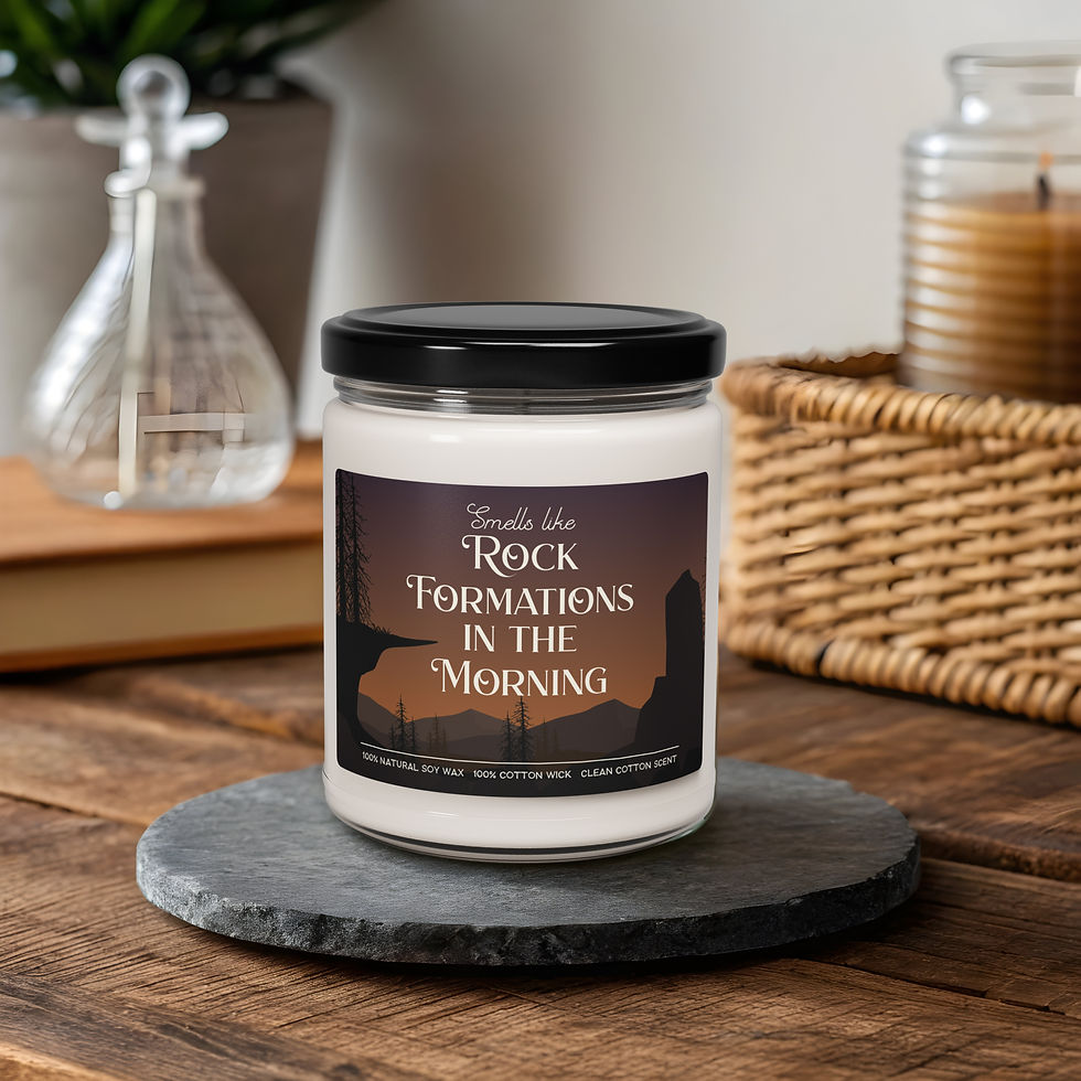 Rock Formations Scented Candle