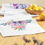 Thumbnail: Crystal Themed Table Runner - Pastel with Flowers