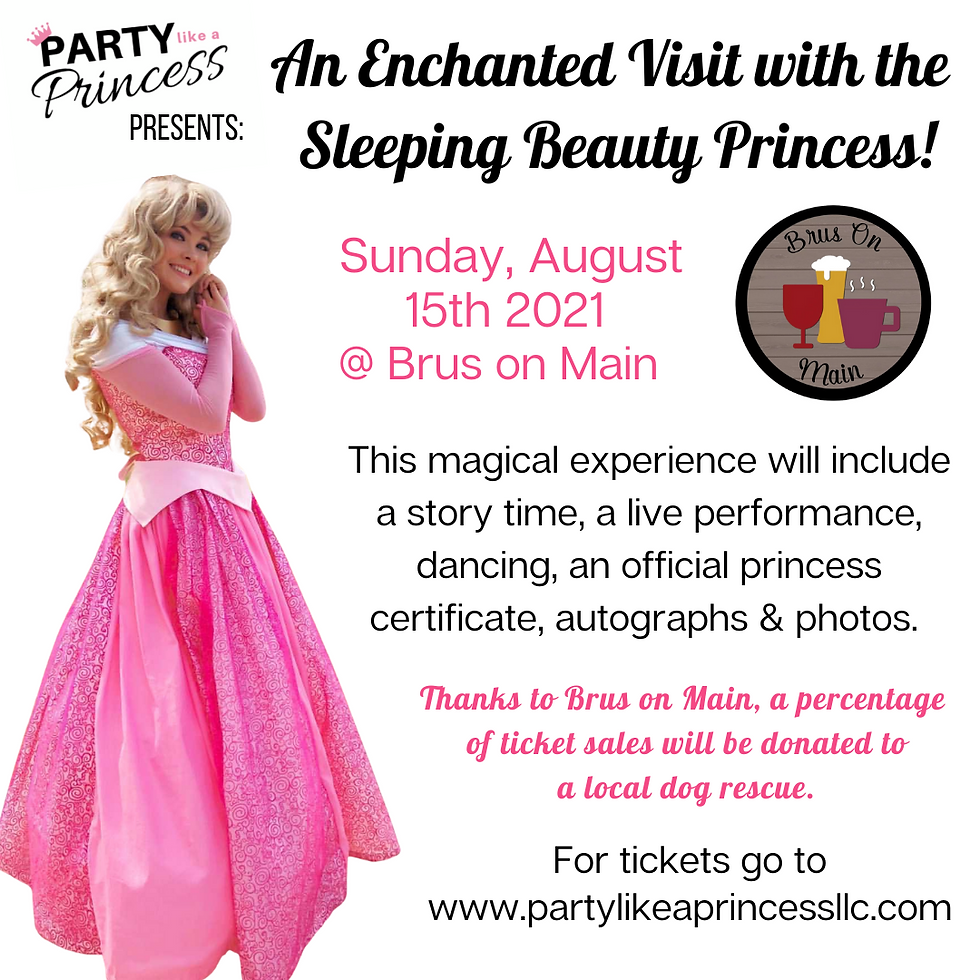 An Enchanted Visit with the Sleeping Beauty Princess!