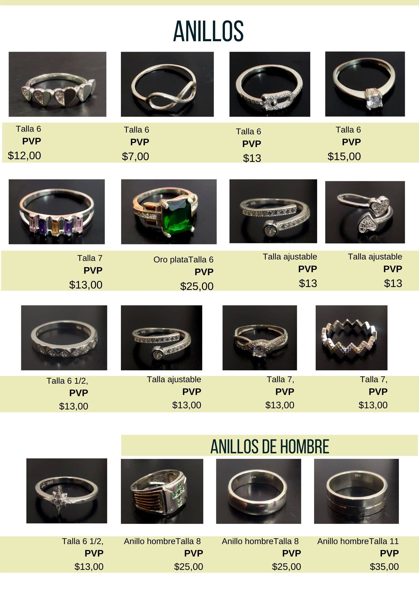 Anillos de dama