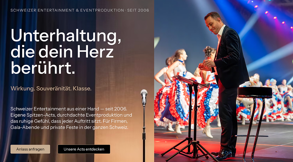 20 Jahre Dani Sparn Entertainment Group - Unsere neue Website.