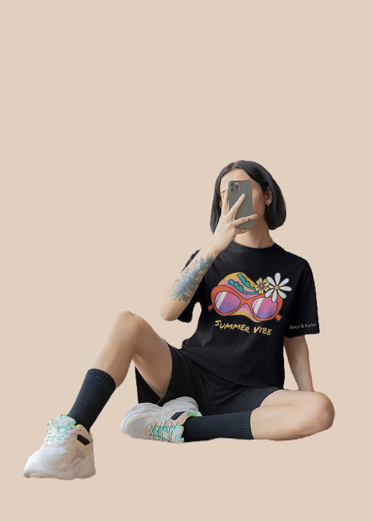 Summer Vibes Relax-Fit Tee