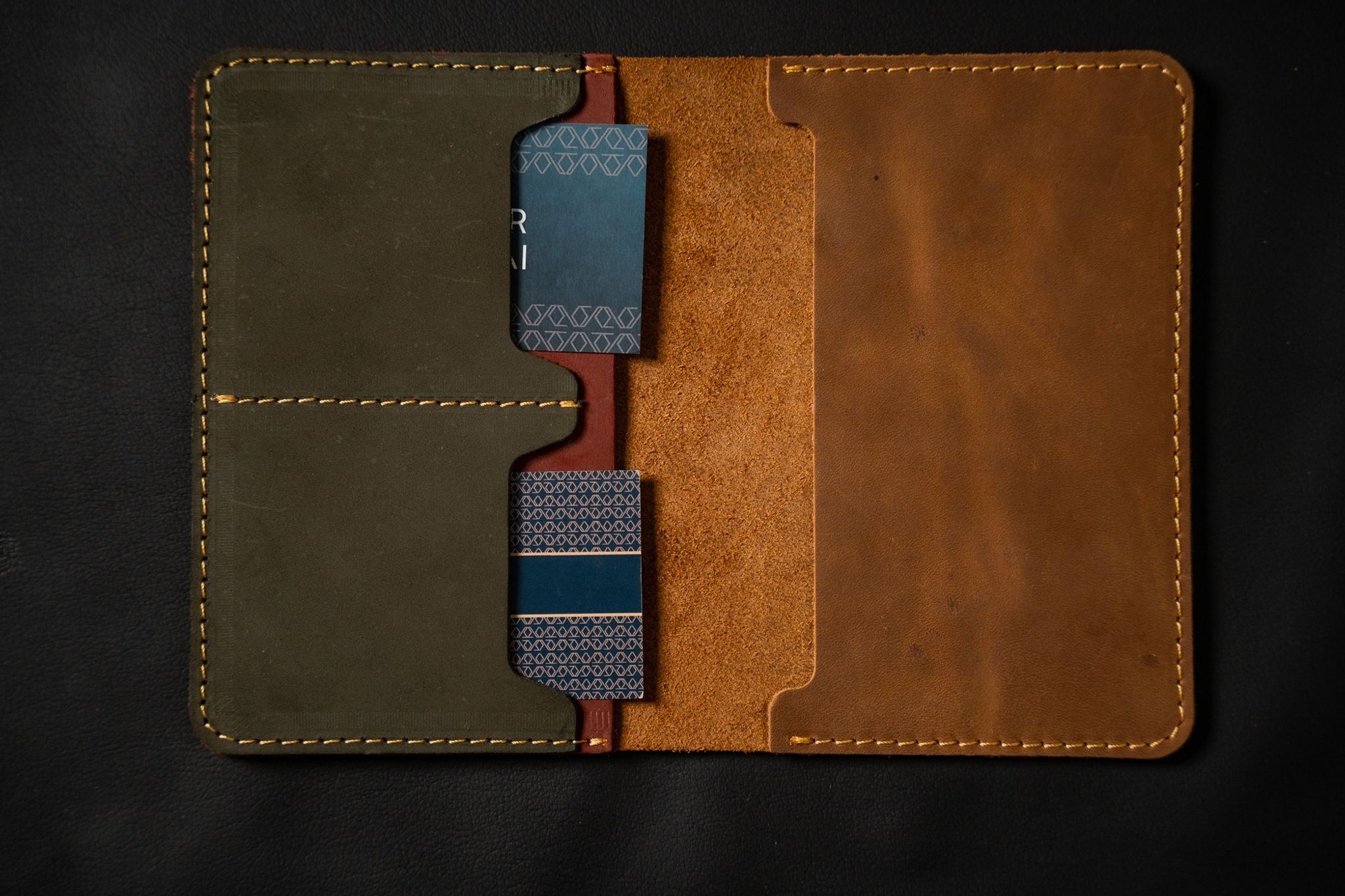 Leather passport cases