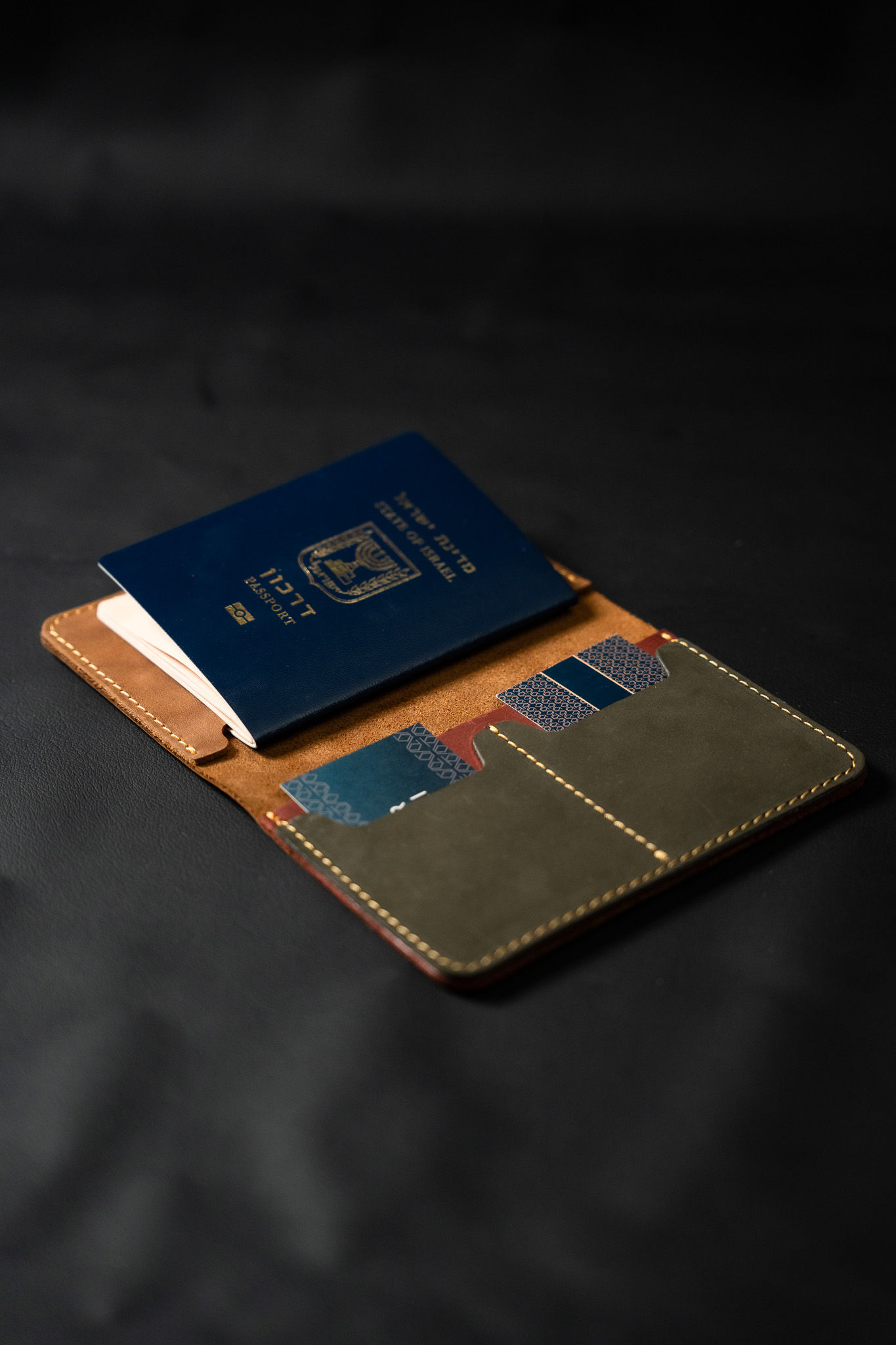 Leather passport cases