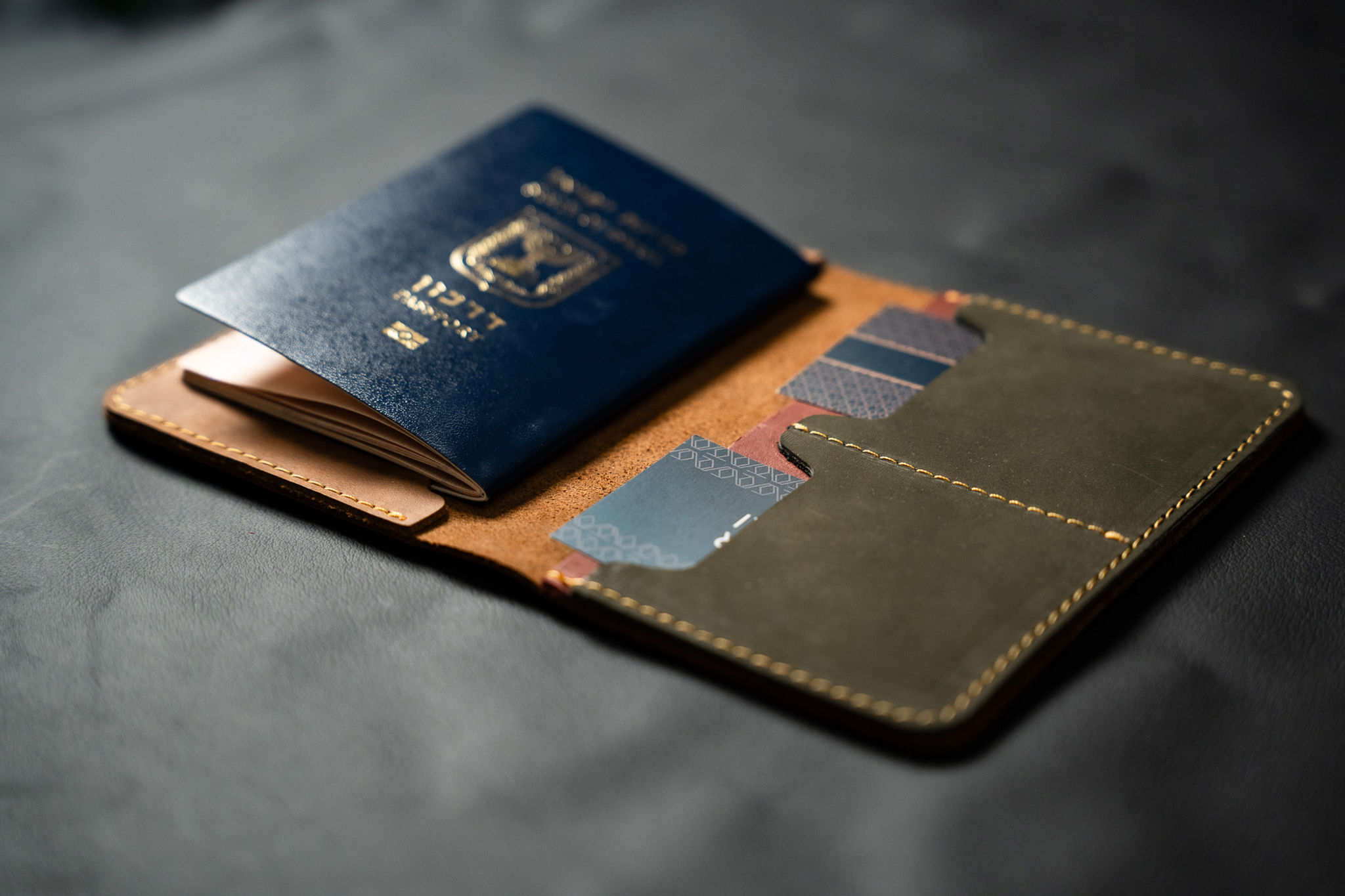 Leather passport cases