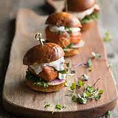 Salmon Sliders 