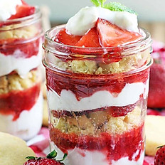 Strawberry Shortcake Parfait 