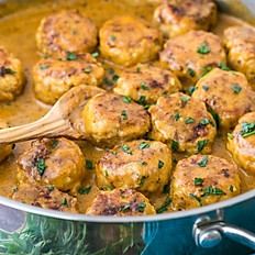 Chicken Meatballs in Creamy Sauce