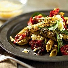Lemon Pasta Salad with Wild Mushrooms