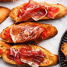 Spanish Serrano Jamon Canape 