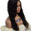 Thumbnail: Wavy black 18inch normal closure wig Dubai UAE