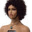 Thumbnail: Short afro human hair wig UAE Abu Dhabi