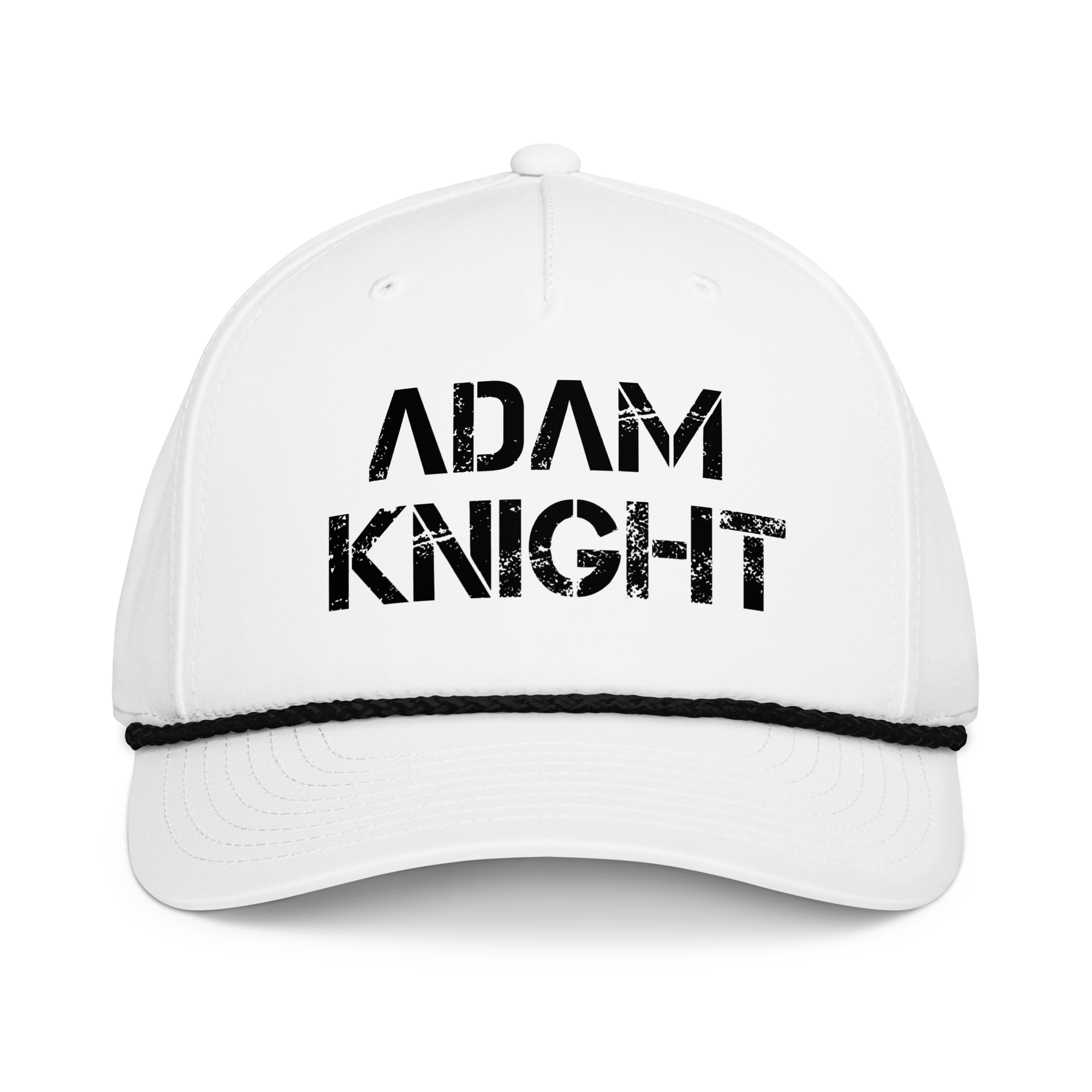 Adam Knight Bold Classic Rope Hat (white)