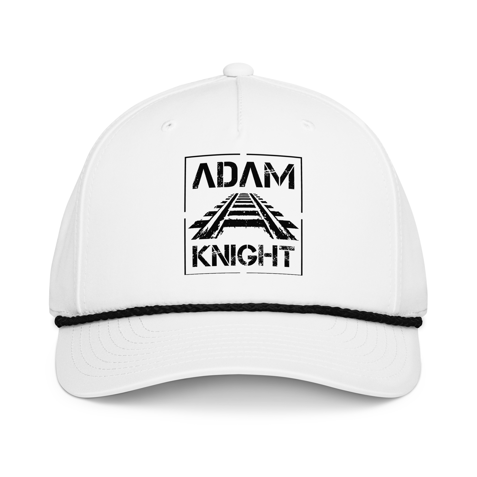 Adam Knight Train Classic Rope Hat (white)