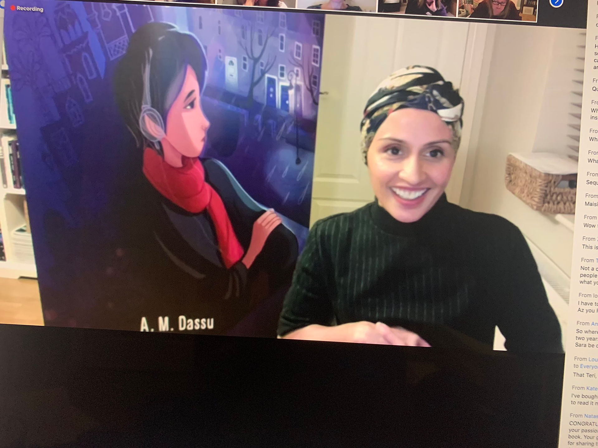AM Dassu being interviewed online