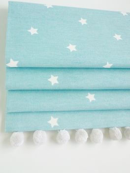 Blue Stars Blackout Roman Blind