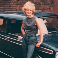 Deborah (aged 19) when she did her Pottery Diploma