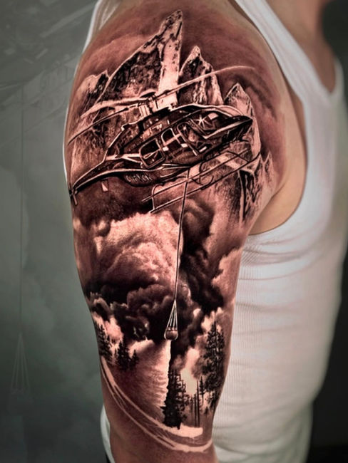 Best black and grey realism tattoo in Toronto