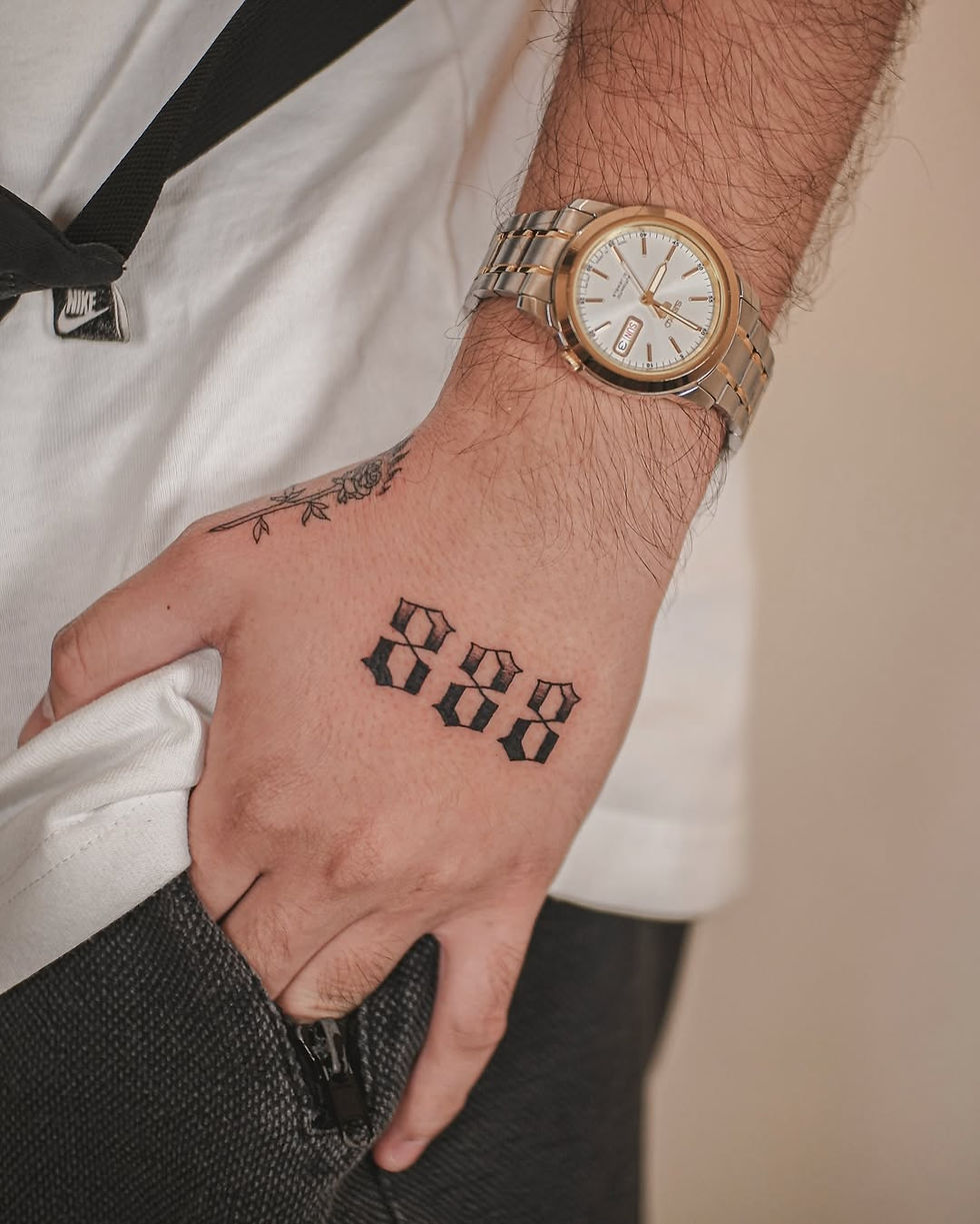 888 Tattoo Meaning Across Chinese Culture and Tattooing