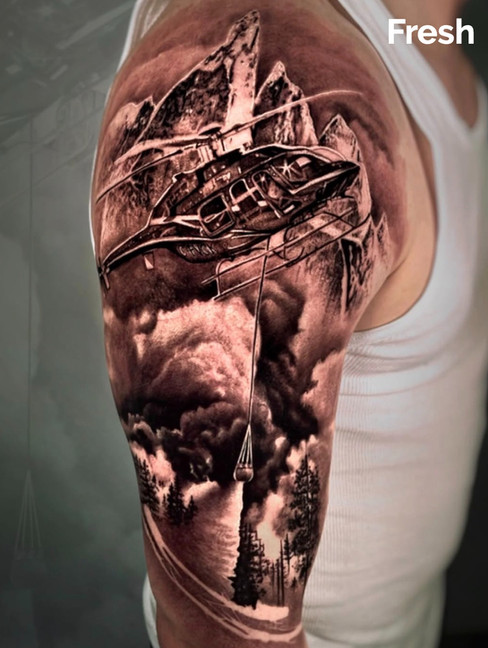 Best black and grey realism tattoo  in North York, Vaughan and Downtown Toronto