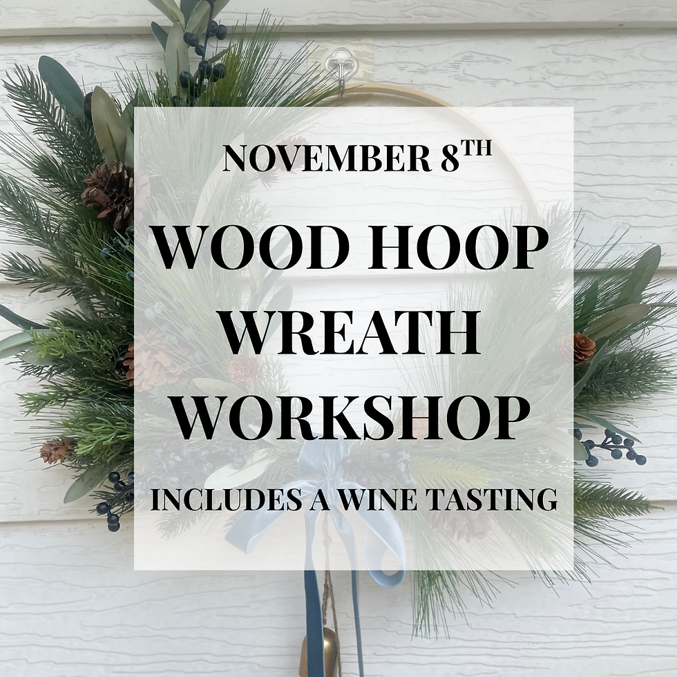 Wood Hoop Wreath Workshop