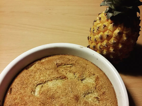 Clafoutis ananas coco