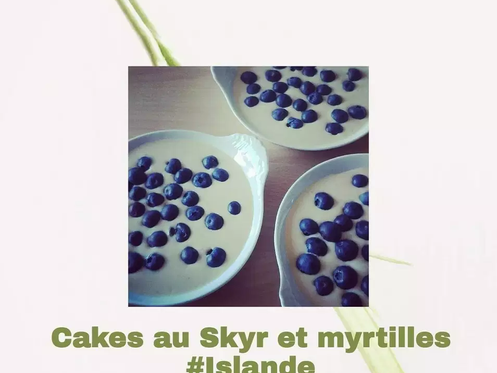 Cakes Skyr et myrtilles
