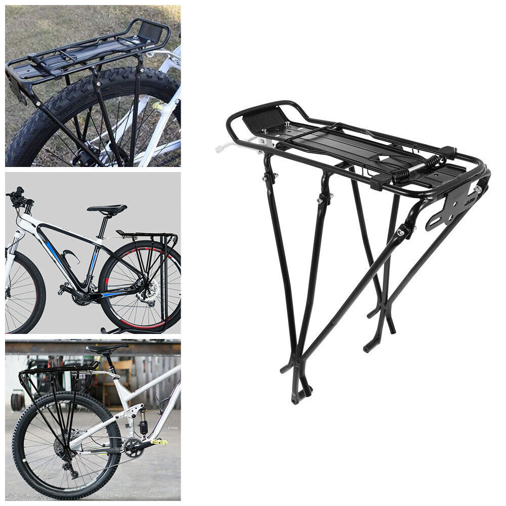 Rear Bicycle Pannier Rack Carrier Bag Luggage Cycle Mountain Bike Aluminum Alloy
