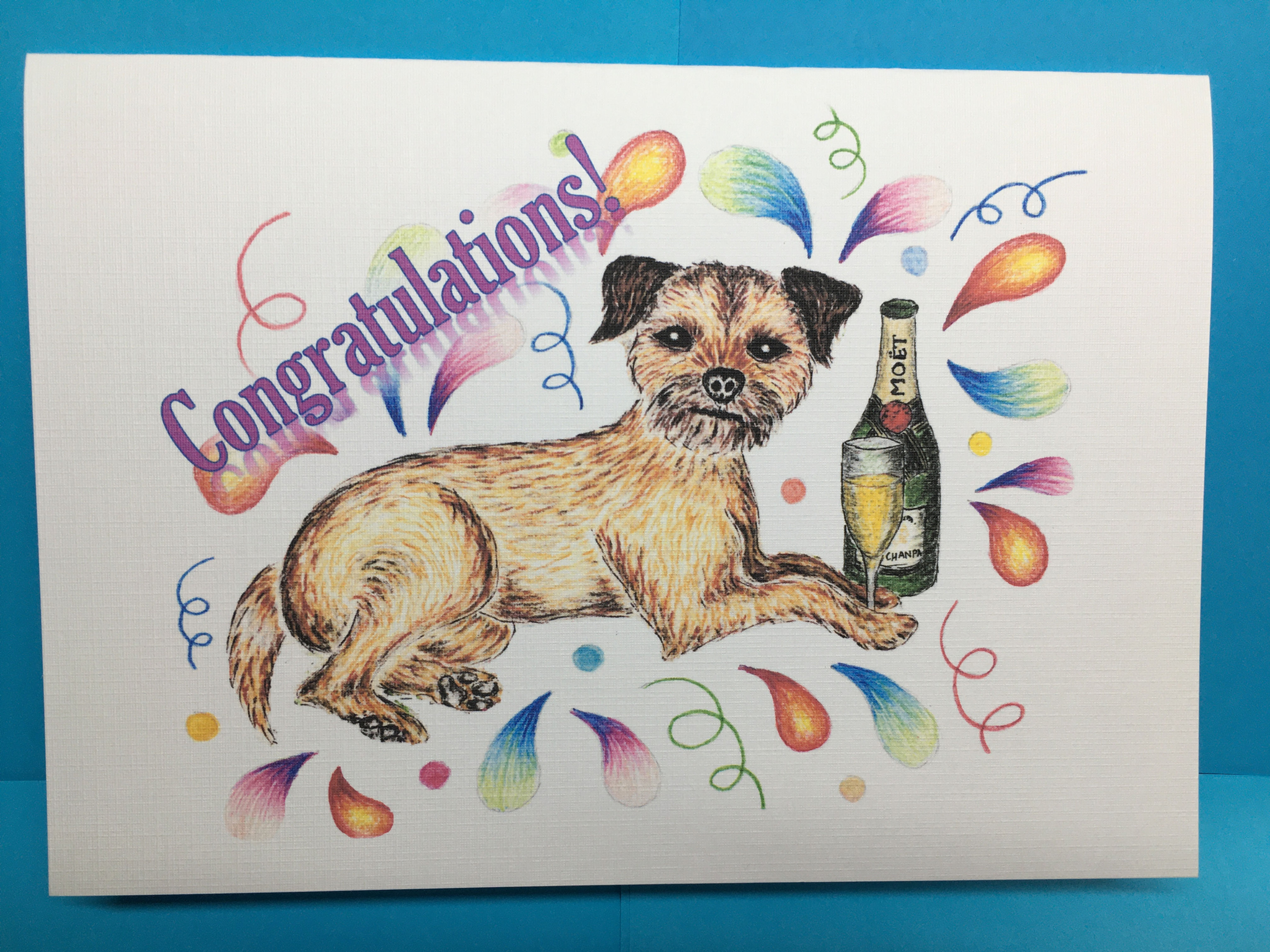 Glass of Moet - Congratulations