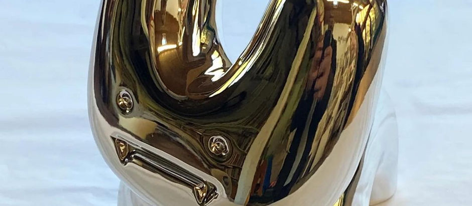 BIG CHROME BUNNY - PURE EVIL