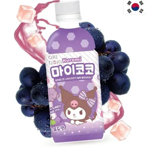 Miniatura: BEBIDA DE UVA C/ PEDAÇOS DE COCO HELLO KITTY SANRIO - 340ML