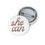 Thumbnail: Custom "SHE CAN" Pin | Empowerment Lapel Pin | Inspirational Gift for Women