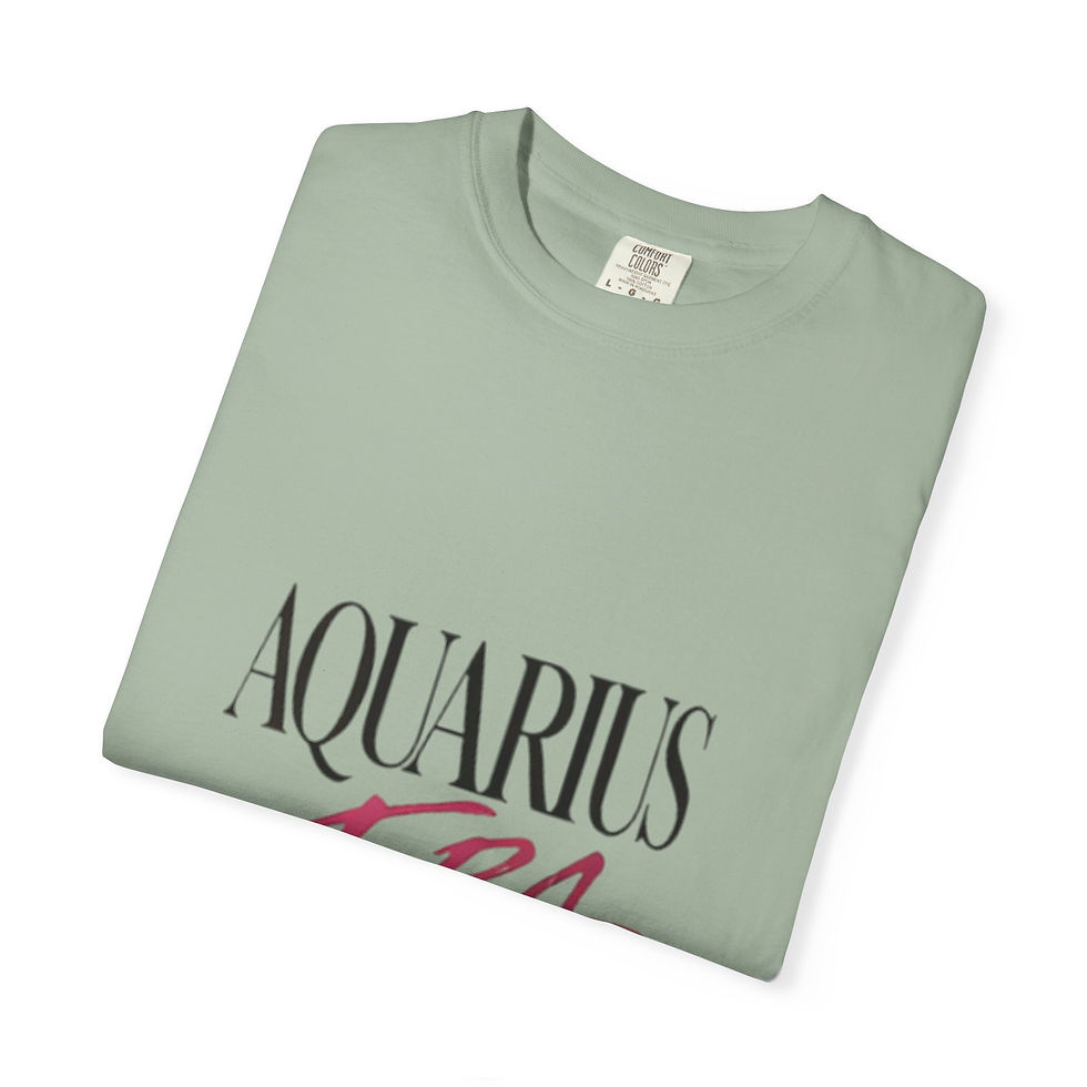 Thumbnail: Aquarius Era Tee — Astrology Zodiac Shirt with 'Aquarius Era' Script