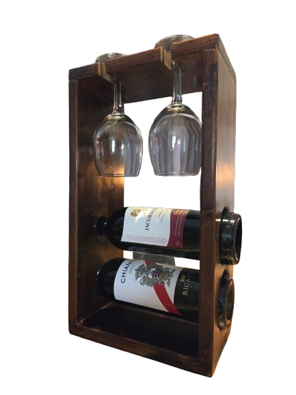 Wine bottle rack