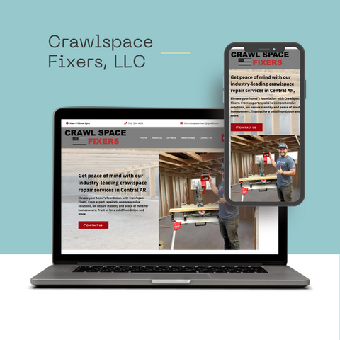 Crawlspace Fixers, LLC website designed by Triple L Marketing Solutions.