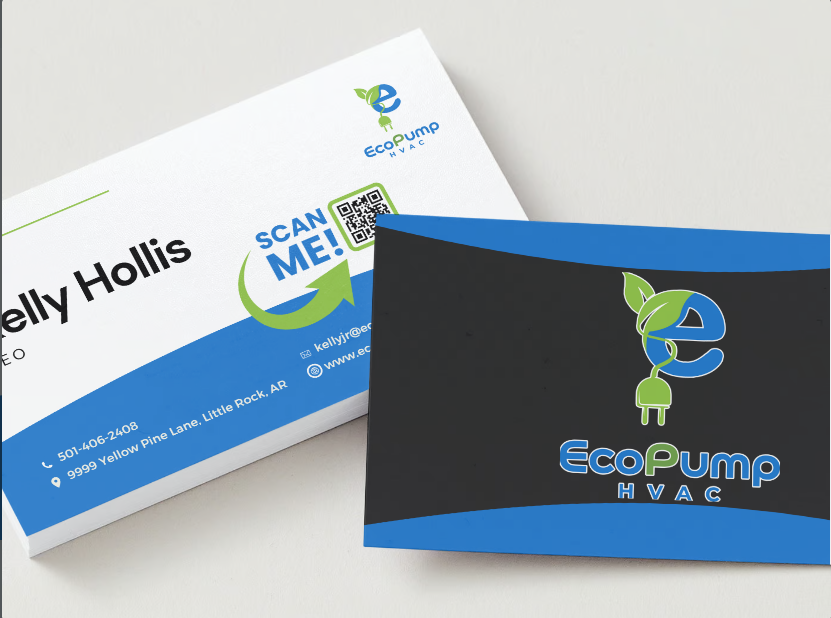 EcoPump HVAC Business Cards