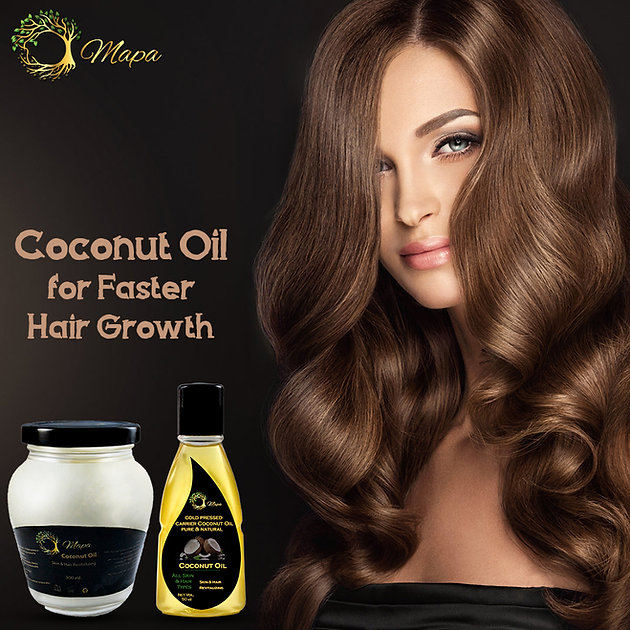 Coconut Oil From Mapa For Faster Hair Growth Natural Products For
