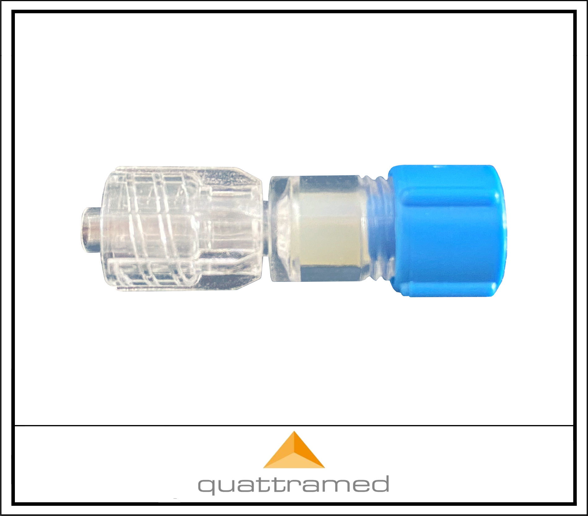 Tuohy Borst Adapter, 9FR, LLm r, tr/bl (QTM 1-0045-0)