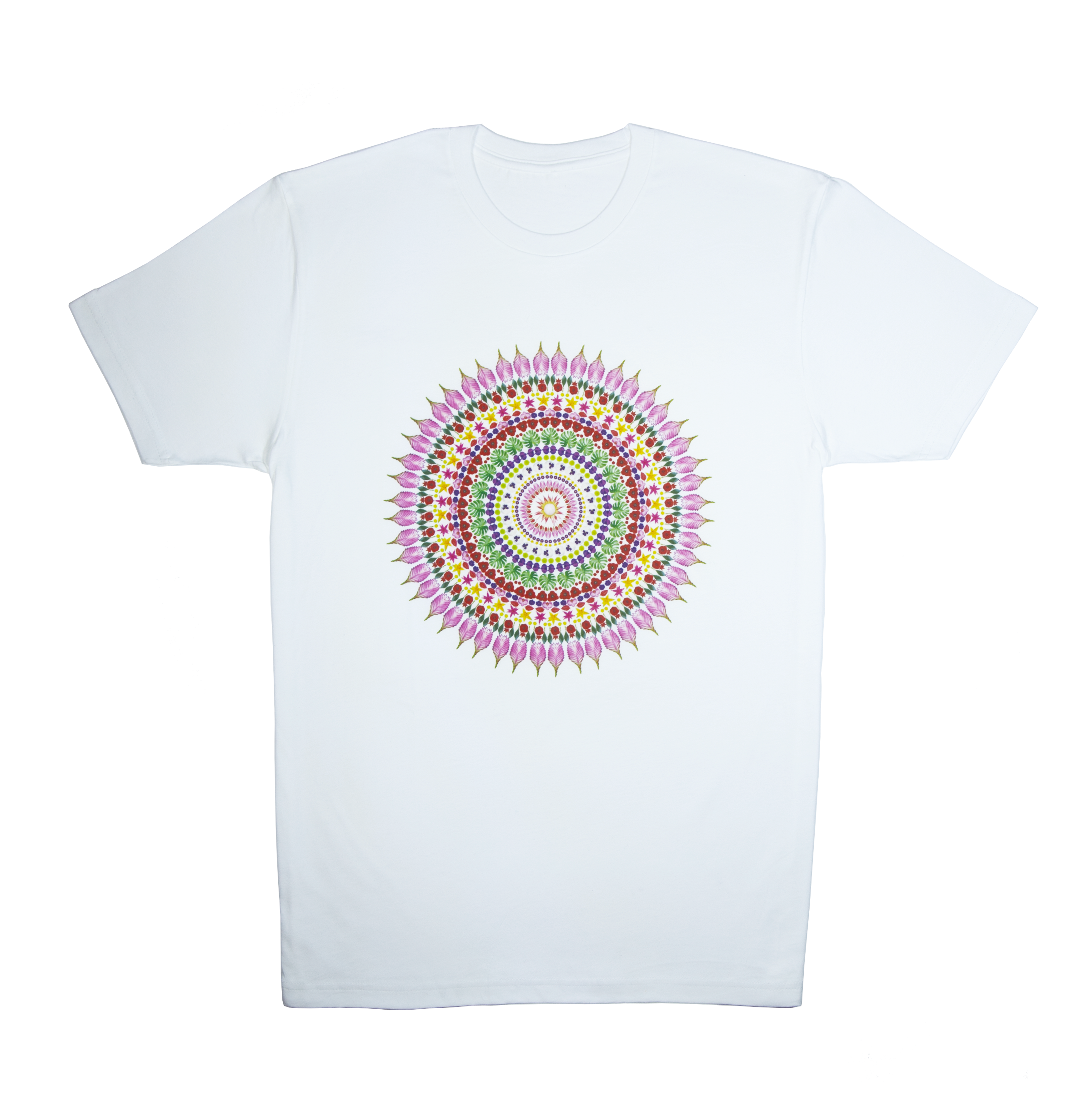 Art Sniper Flower Mandala Unisex T-Shirt