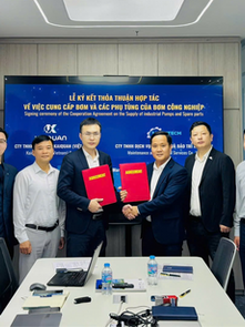 Maintech signed Partnership Agreement with 1st Pump Manufacturer in China (Shanghai Kaiquan Pump) at Hanoi Representative Office | Photo: Maintech