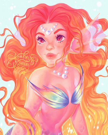 portrait of a mermaid