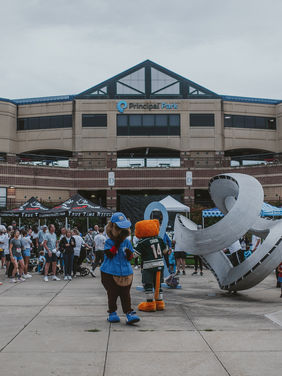 Team Blue Iowa Believers Run @ Principal Park, Des Moines IA