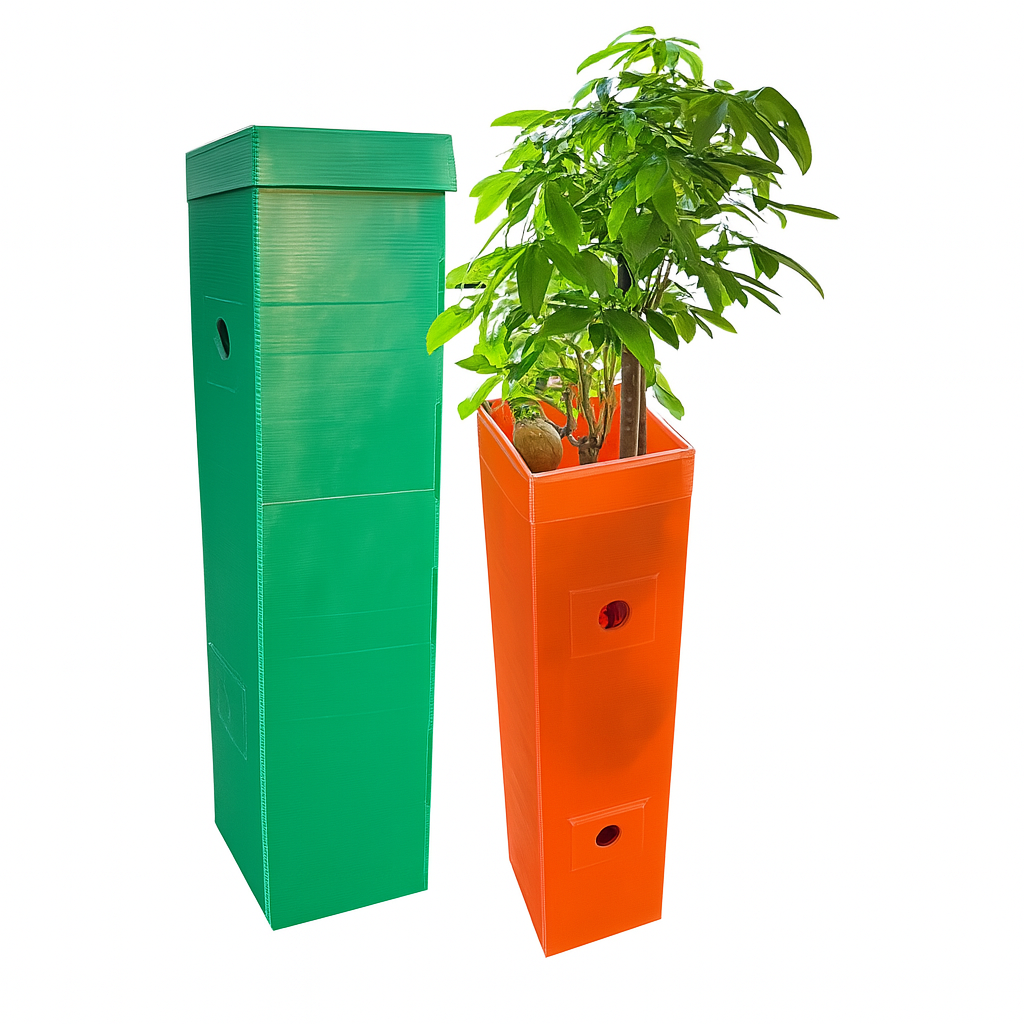 Corrugated PlasticPlastic PP Tree PRO Slit Tube Tree Guards Plastic ...