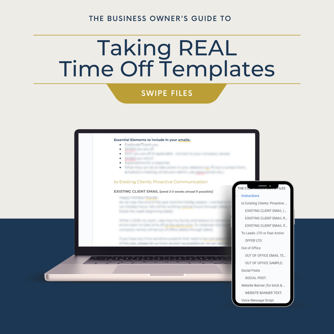Out of Office Email Templates (Take REAL time off Companion)